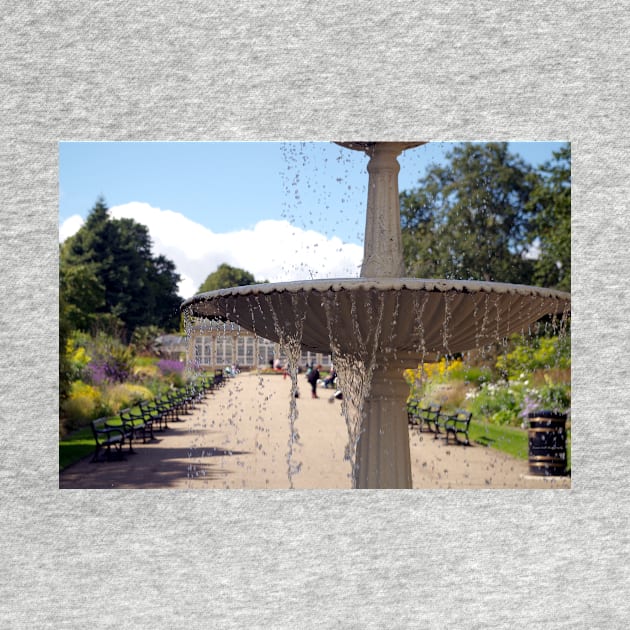 sheffield botanical gardens water fountain by Simon-dell